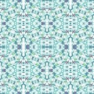 Seamless floral pattern with acanthus motive