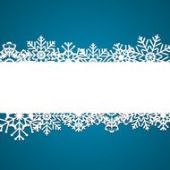 Christmas Snowflakes Background Vector Illustration N72