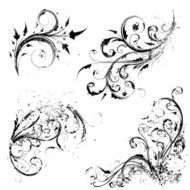 Grunge Swirl Set