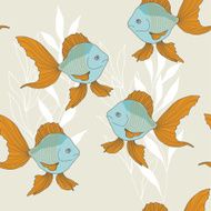 Goldfish in Water