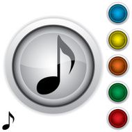 eighth note musical icon