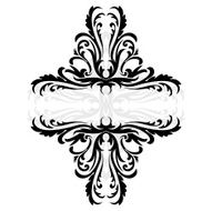 abstract floral ornament N10