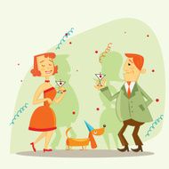 New Year&#039;s party