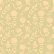neutral floral wallpaper plant swirls and curves N9