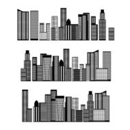 Abstract Skyline City Vector N16