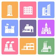 Building Icons Set N8