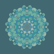 background with lace wavy ornament