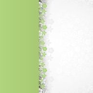 Vector card with floral pattern N2