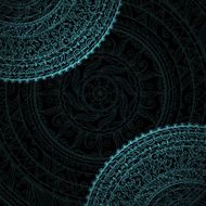 Background with abstract floral lace ornament N26