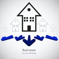 vector real estate background Eps10 N2