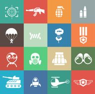Military and war icons N4