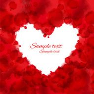 Holiday Valentine&#039;s day card with frame heart N2