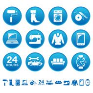 Service and repair icons