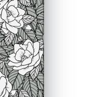 Background with roses and space for text