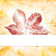Autumn greeting card