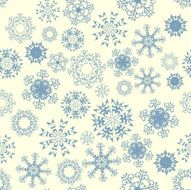 Seamless Snowflake Pattern N21