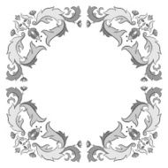 Ornate vector frame