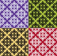 Collection of vector seamless pattern