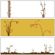 Autumn Bamboo Elements