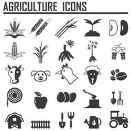 Agriculture Icons N10