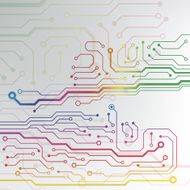 EPS10 vector circuit board background texture N40