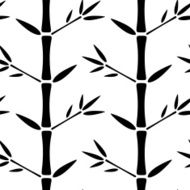 Seamless pattern with bamboo trees N20