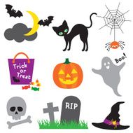 Halloween Illustration Set