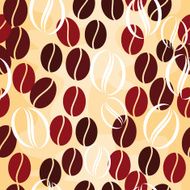 seamless background with coffee beans N4