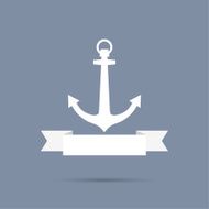 Anchor With Ribbon N5