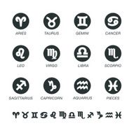 Zodiac Silhouette Icons