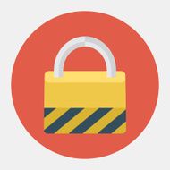 Vector padlock icon