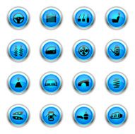 Blue Icons - Car Parts