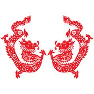 Paper cut dragon N3