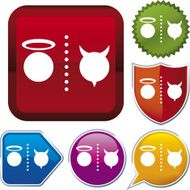 icon series good evil