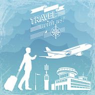 Airport Vintage Clip-art