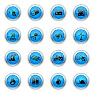 Blue Icons - Energy Sources