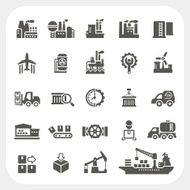 Industry icons set