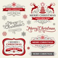 Christmas labels N24