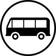 Vector bus icon N2