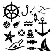 Marine icon set vector illustration N2