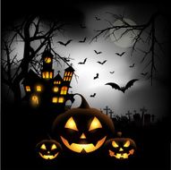 halloween background N389