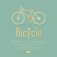 Retro Classic Bicycle Poster