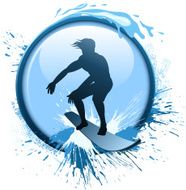 surfing silhouette N2