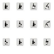 Wine Icon Set N3