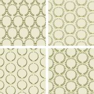 laurel seamless patterns