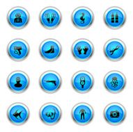 Blue Icons - Scuba Diving