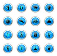 Blue Icons - Climbing