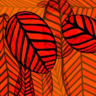abstract leaf pattern background N3