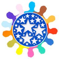 American men circle