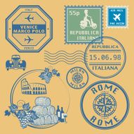 Travel stamps set N7